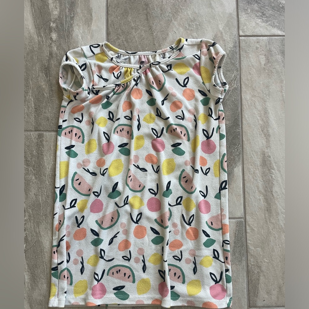 Tea Collection Kids Pajamas Nightgown - Multicolor Fruit Print